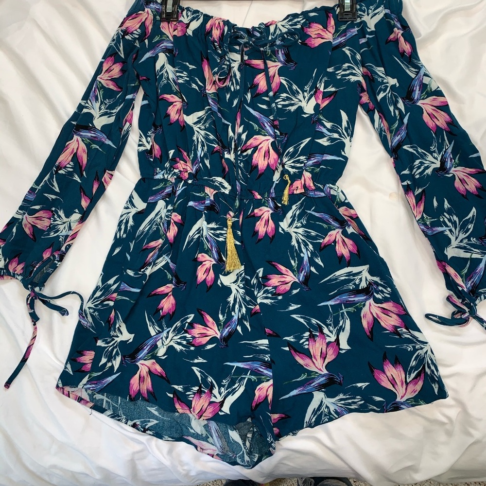 Off the shoulder romper!!